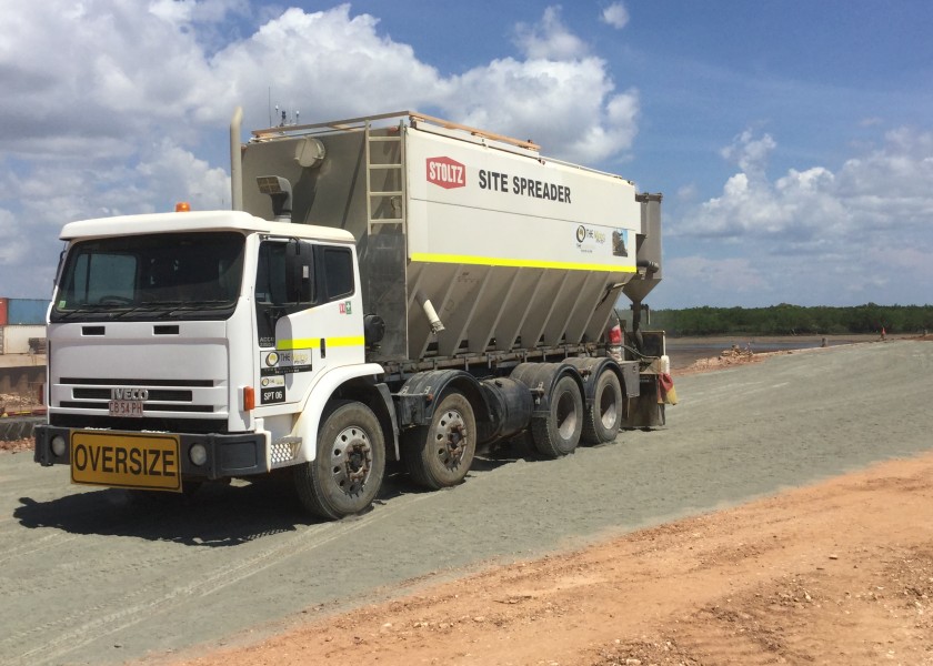 Cement/Lime Spreader Truck 1