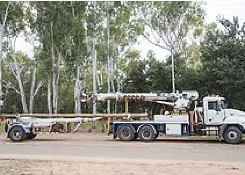Crane Borer Truck 1