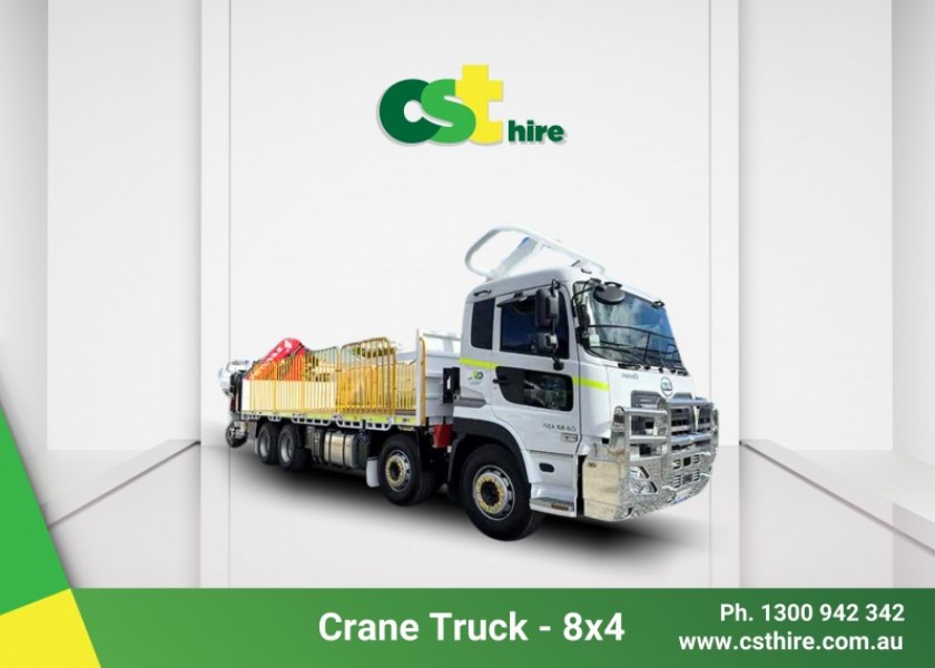 Crane Trucks - 4x2, 6x4 , 8x4, 8x8 3