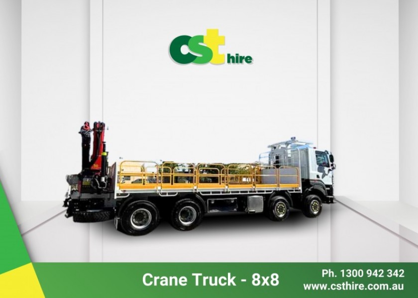 Crane Trucks - 4x2, 6x4 , 8x4, 8x8 4