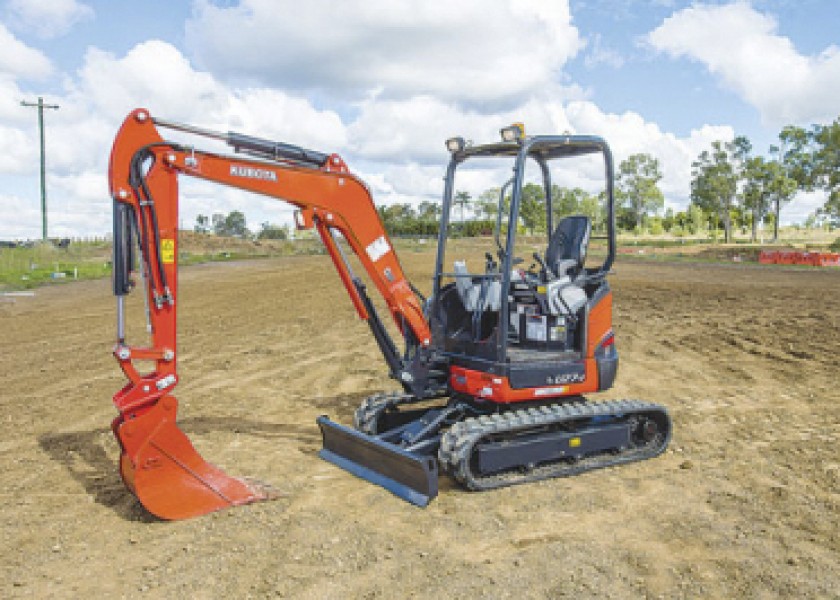 2.6T Kubota Excavator 1