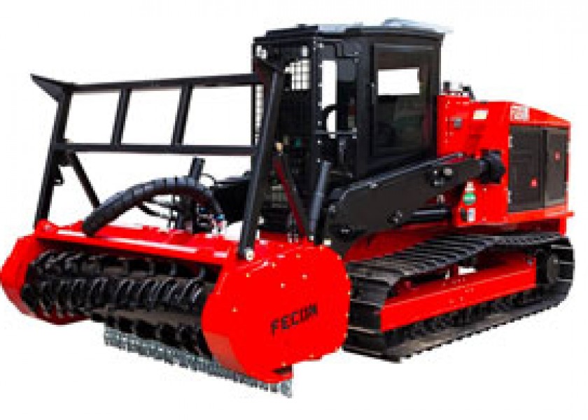 FECON FTX128L COMPACT MULCHING TRACTOR WITH MULCHER 4
