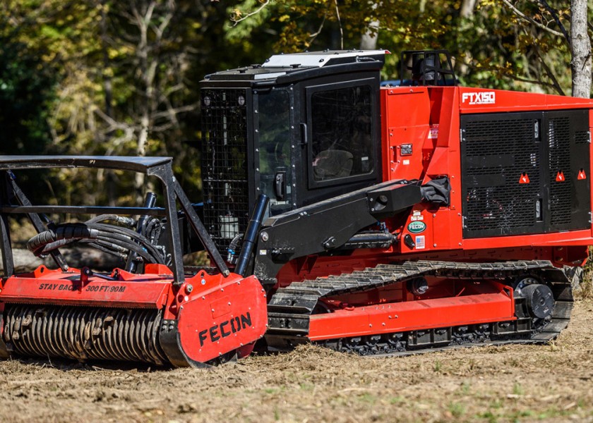 FECON FTX150 COMPACT MULCHING TRACTOR WITH MULCHER 1