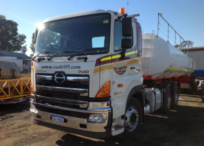 Hino 2012 700 Series Truck with 30K ltr Water Cart 1