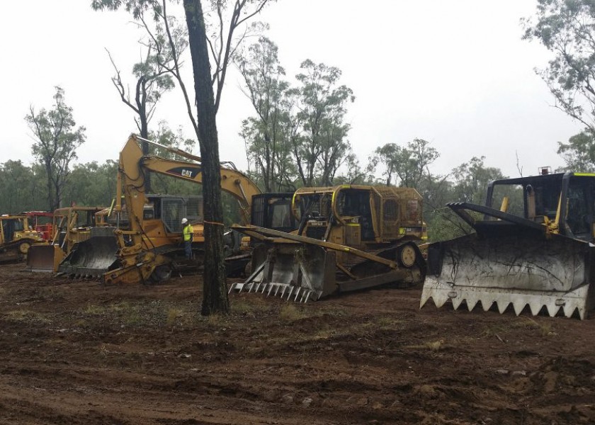Horizontal Grinder Job 2