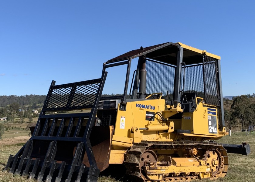 Komatsu D21A Dozer 1