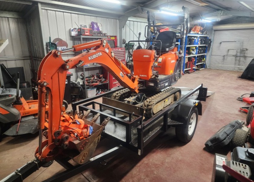 1T Kubota k008-3 excavator 4