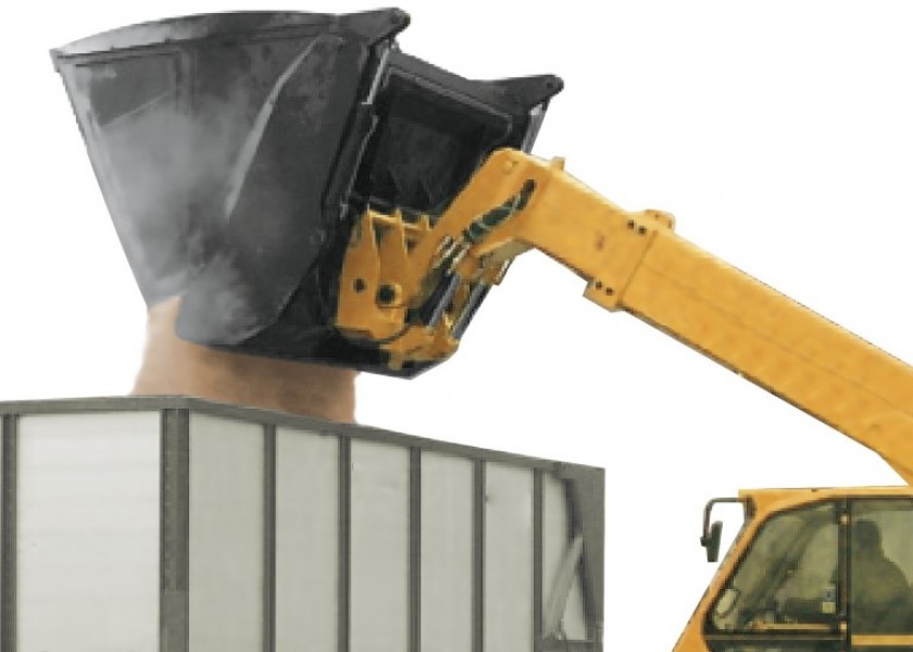 Light Material Dump Bucket 1