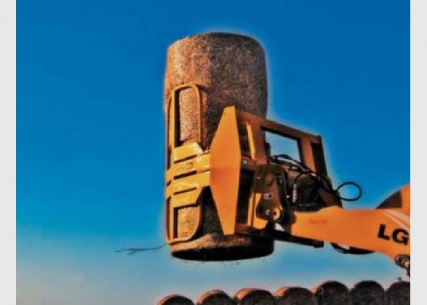 Loader Wrapped Bale Handler 1