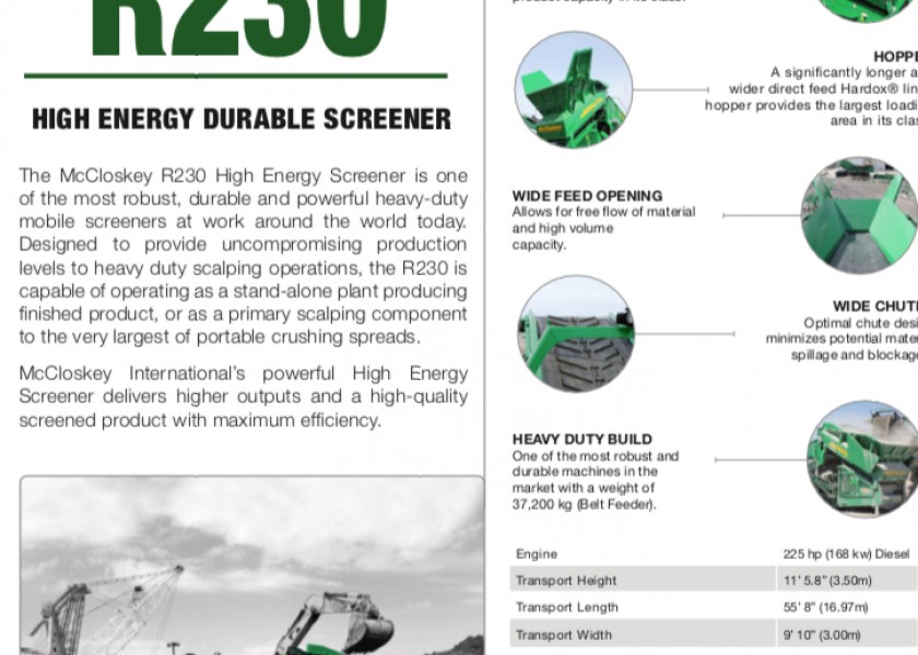 McCloskey R230 Reclaimer 4