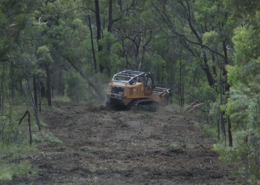 Mulching Access Tracks 1