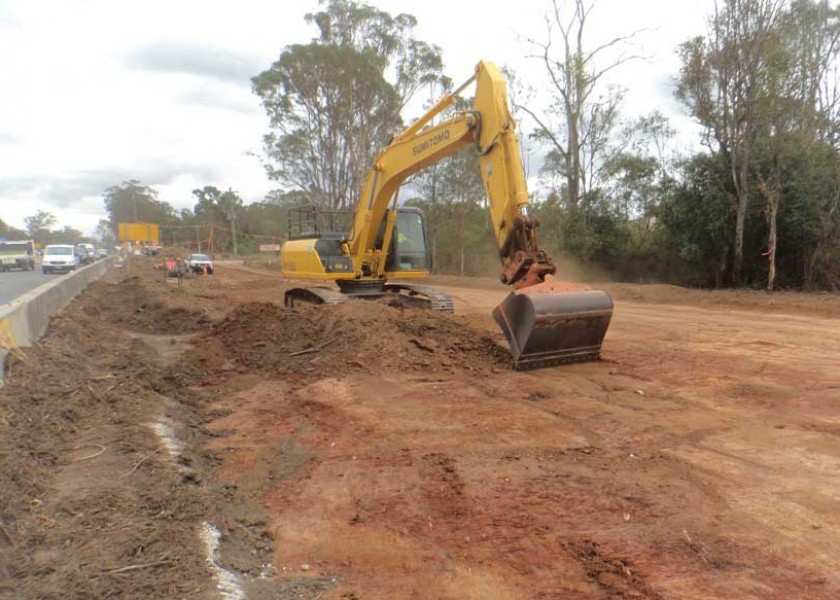 Removal of Top Soil & Clay 1
