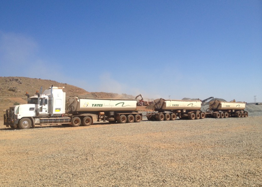 Side Tipper Road Trains 1