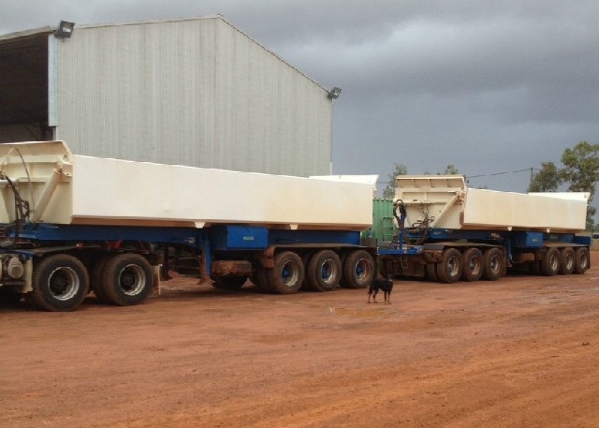Side Tippers - Road Train with Prime mover 3