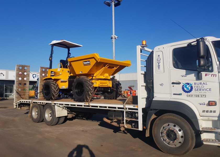 6T Site Dumper - swivel bin 1