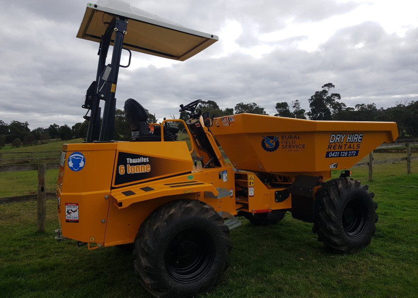 6T Site Dumper - swivel bin 3