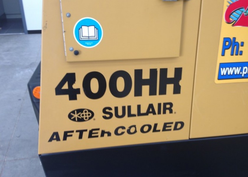 Sullair 400 CFM @ 200 PSI After Cooled Portable Compressor 2