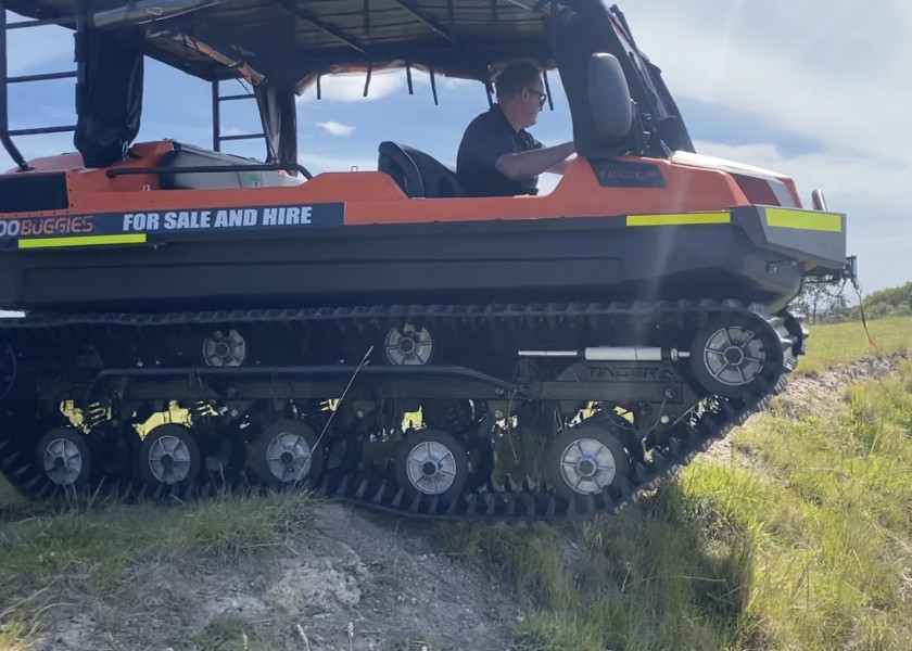 TINGER Track 2 ATV - Amphibious vehicle 4