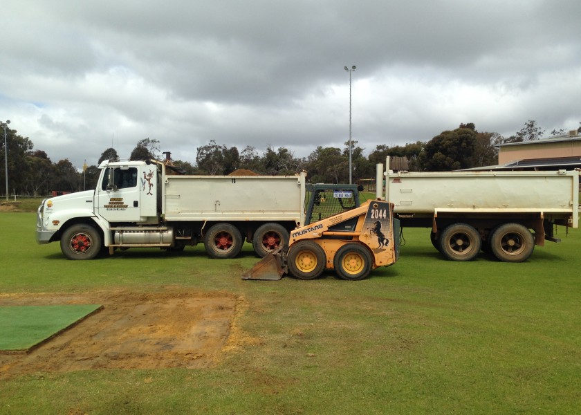 Tipper and pig trailer 2