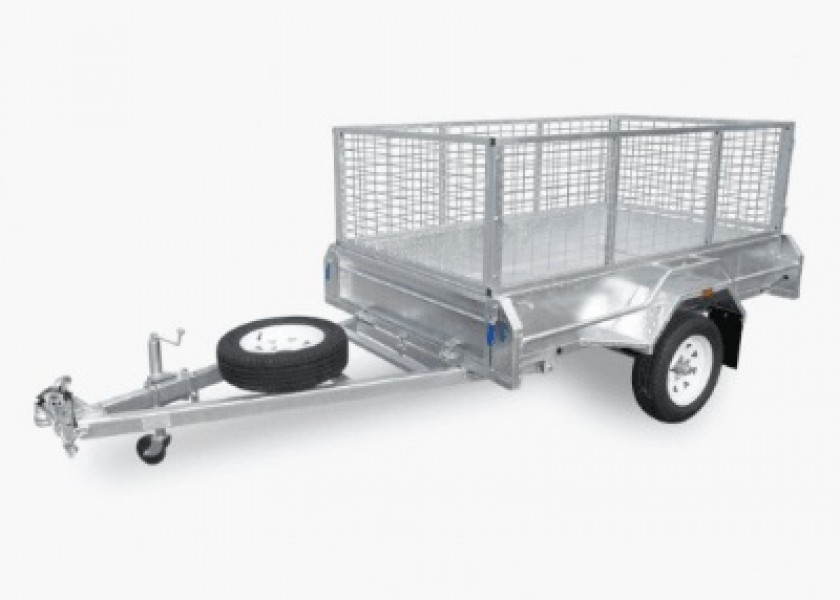 TRAILER - CAGE - SMALL - TANDEM (SINGLE AXEL) - 8X5 1