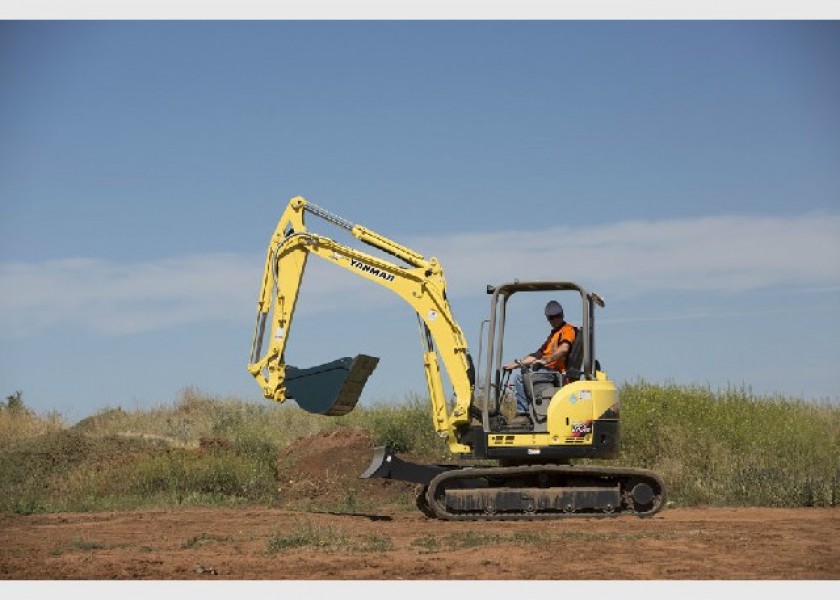 Yanmar Vio 55-5 5.5 tonne Excavator w/ Canopy 2