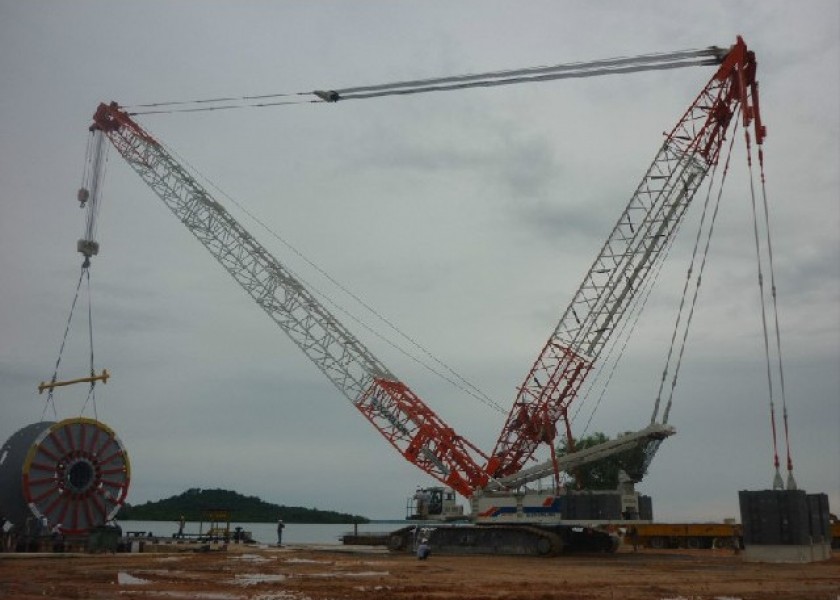 ZOOMLION QUY350 CRAWLER CRANE 1