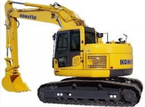 10T Excavator with Attachments 1