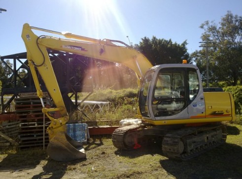 12t Excavator with Attachments 1
