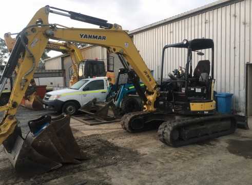 2015/2017 5.5T Yanmar excavators for hire short/long term 2
