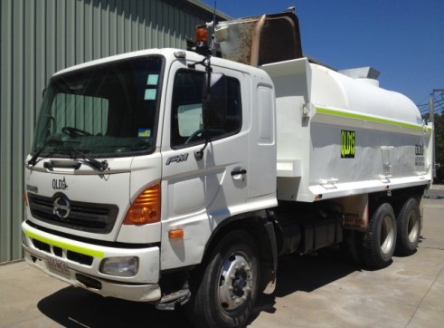 3 x Hino Tippers Slide in Water Cart 14,000L 2