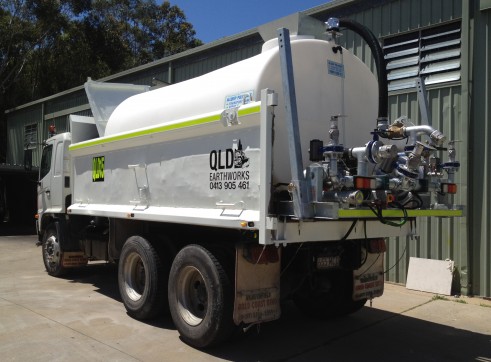 3 x Hino Tippers Slide in Water Cart 14,000L