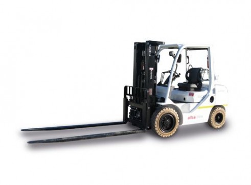 3.0T Gas Forklift w/Container Mast 1