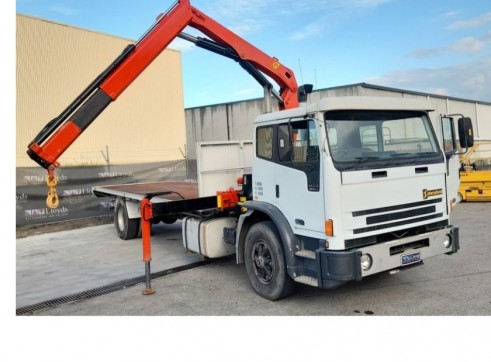 4x2 6.8ton payload 97 acco 210perkins with 7m reach 4t crane