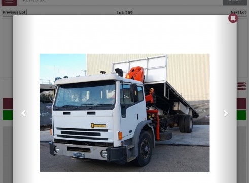 4x2 6.8ton payload 97 acco 210perkins with 7m reach 4t crane 2