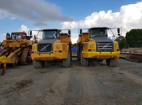 5 x 40T Articulated Dump Trucks