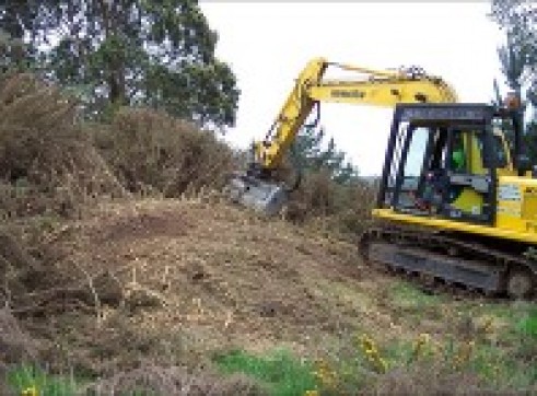 8T Excavator w/Groomer or Tree Grab 2