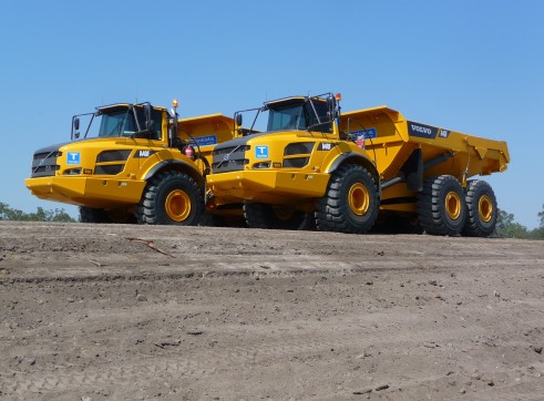 40T Articulated Volvo Dump Trucks A40 34 Available