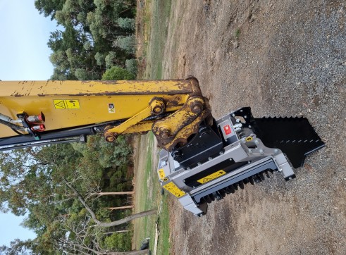 8T CAT 308E2 Excavator w/FAE Forestry Mulcher 3