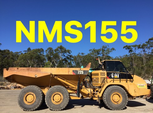 CAT 725 Dump Truck 25 tonne articulated 6x6 wheel drive NMS155 for Hire