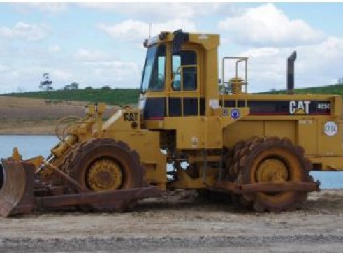 Caterpillar 825C Compactor for hire 1