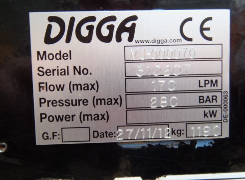 DIGGA Forestry Mulch MM60-11 11