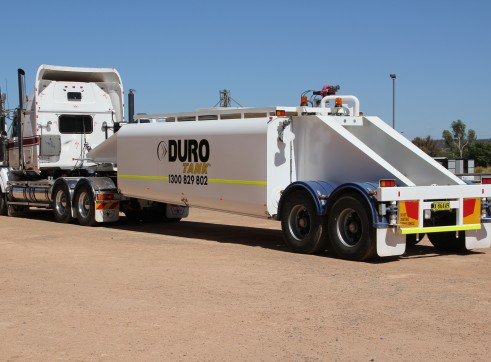 DURO WATER SHUTTLE, 22000L with RAPID SELF FILL IN 8 MINUTES 1