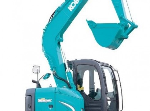 Excavator 8 Tonne - Kobelco SK70SR with Off-set Arm