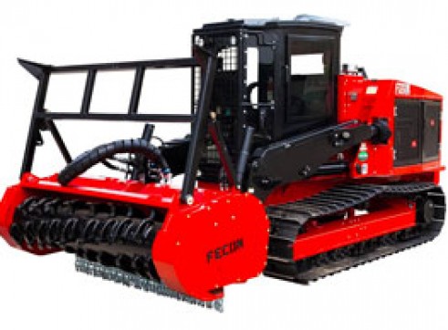 FECON FTX128L COMPACT MULCHING TRACTOR WITH MULCHER 4
