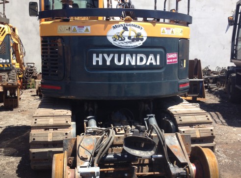 14.5T HiRail Zero Swing Excavator (Tracked) Hyundai R145CRD-9 2