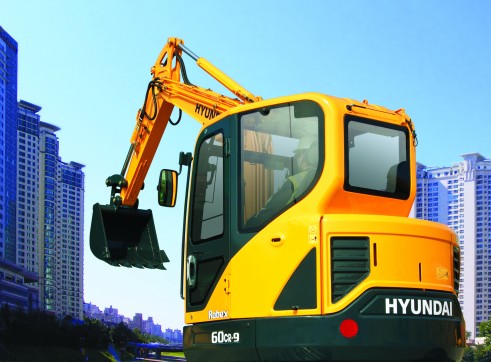 Hyundai 6t R60-9 Mini Excavator 3