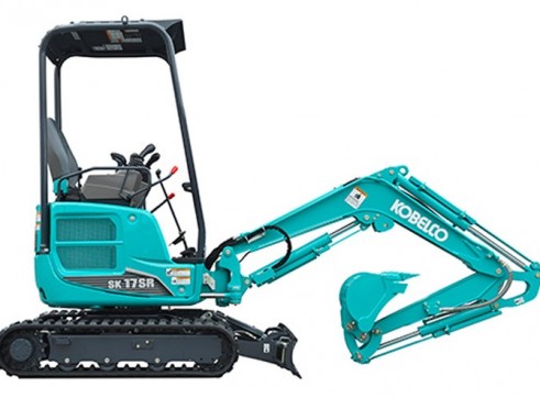 Kobelco 1.7T Excavator with Alloy Plant Trailer for hire 1
