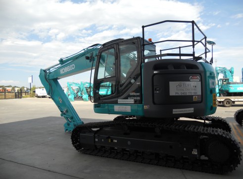 Kobelco SK235 zero swing with height and slew limiters 1