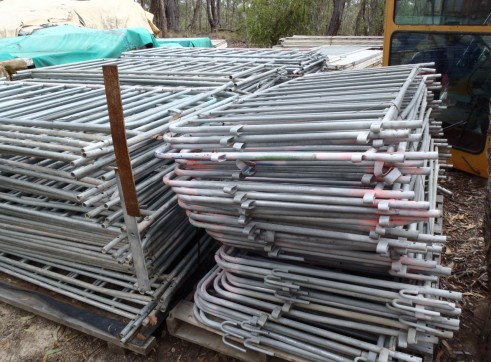 Large Lot Crowd Control Barriers. 160 separate barriers