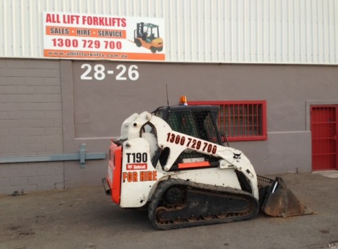 New Bobcat posi track T190's for hire!